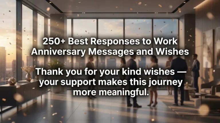 250+ Best Responses to Work Anniversary Messages and Wishes