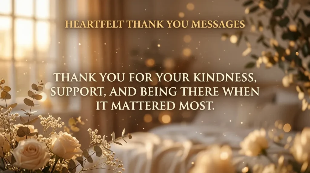 Heartfelt Thank You Messages