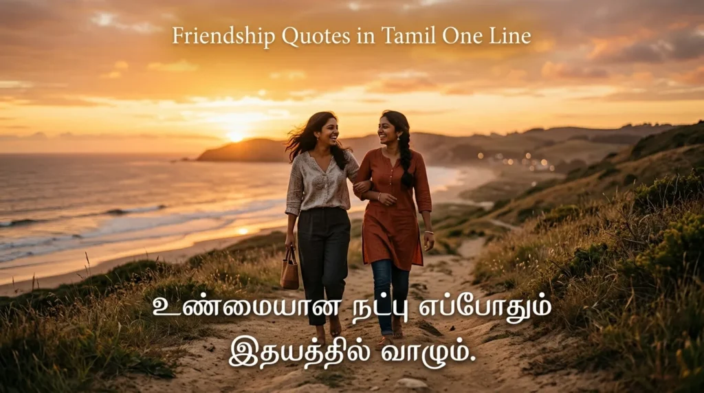 Friendship Quotes in Tamil One Line