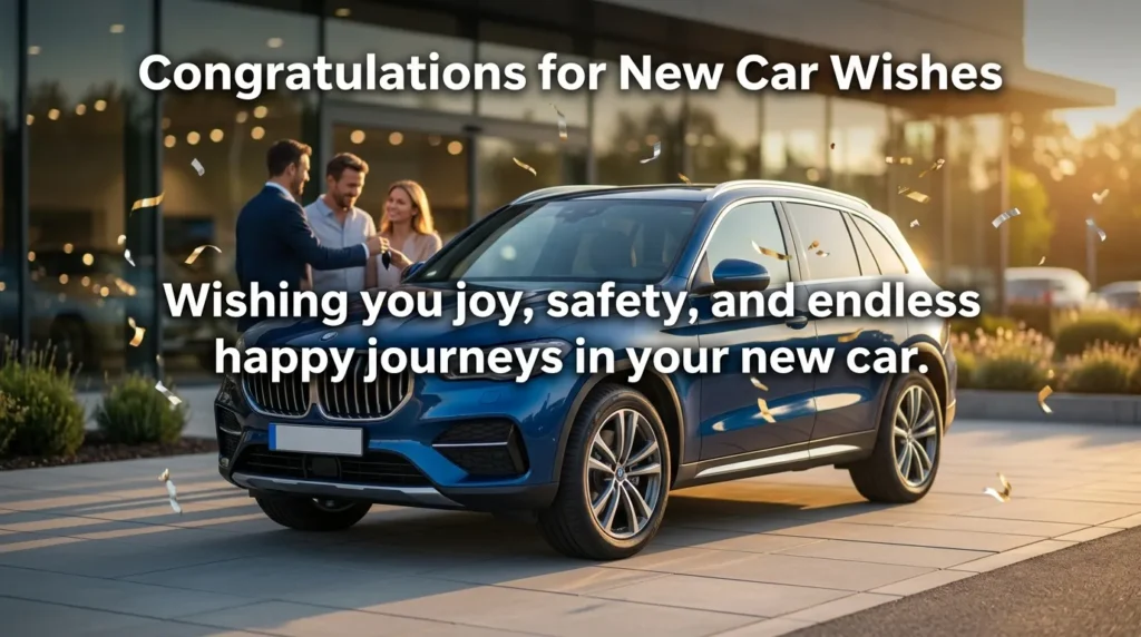 Congratulations for New Car Wishes