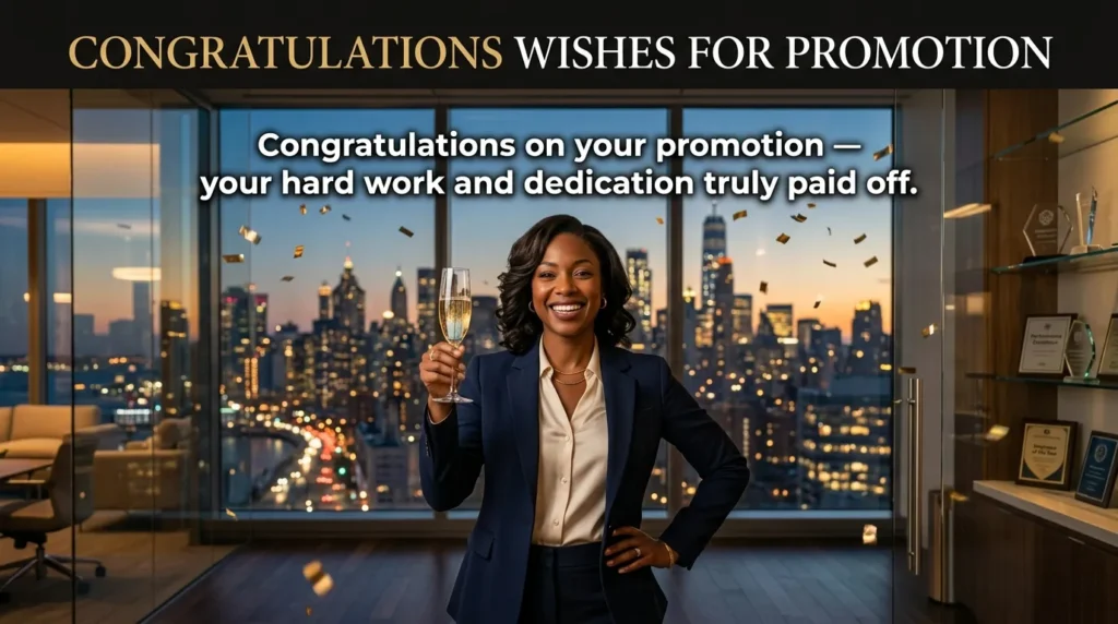 Congratulations, Wishes for Promotion