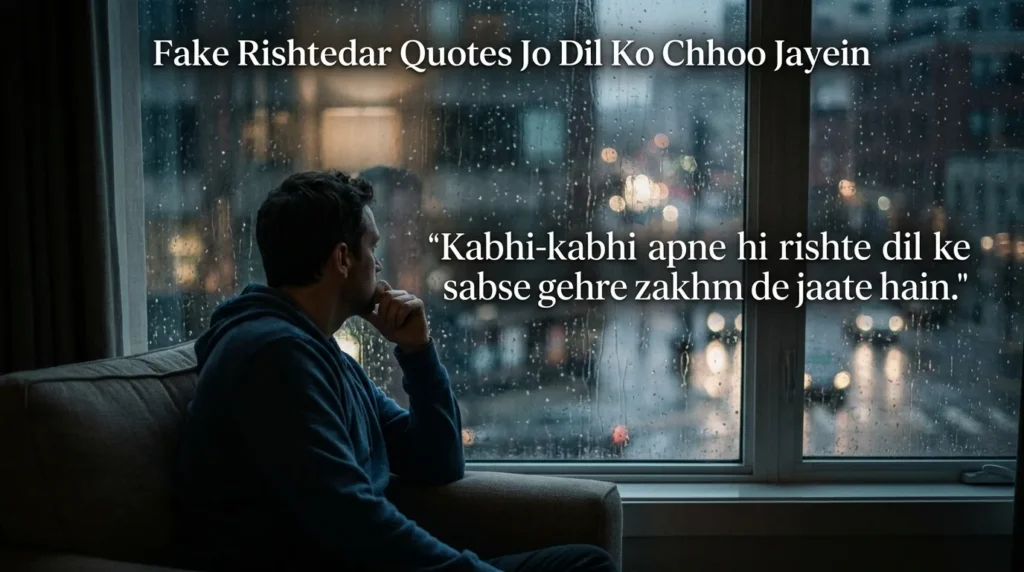 Fake Rishtedar Quotes Jo Dil Ko Chhoo Jayein