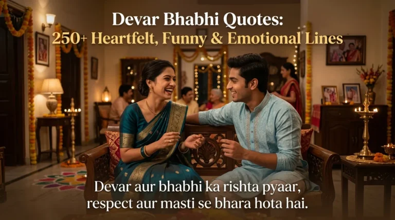 Devar Bhabhi Quotes: 250+ Heartfelt, Funny & Emotional Line