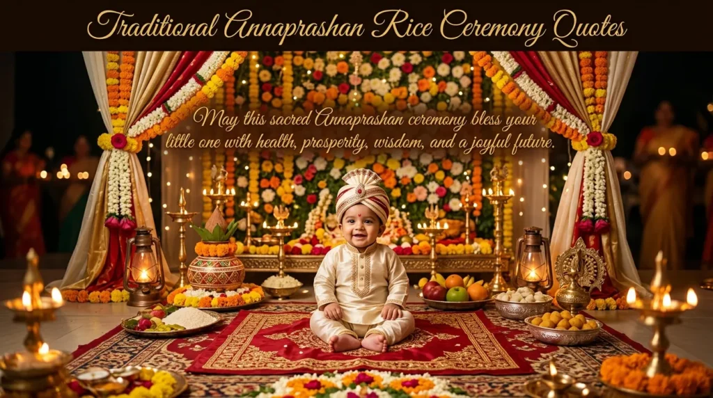 Traditional Annaprashan Rice Ceremony Quotes