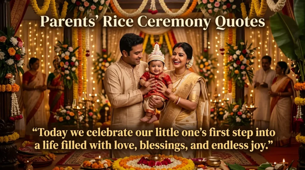 Parents’ Rice Ceremony Quotes