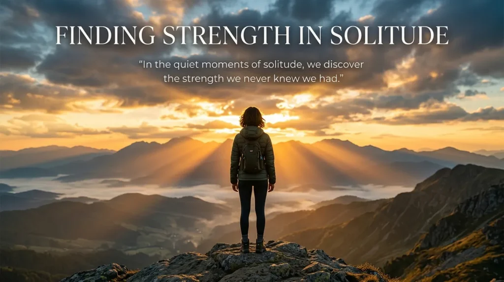 Finding Strength in Solitude