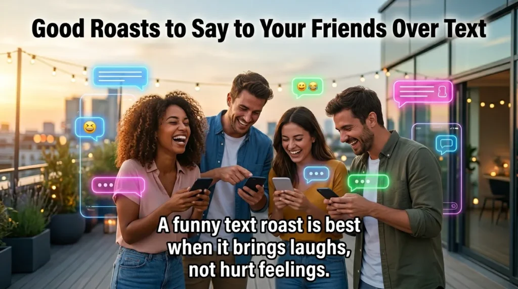 Good Roasts to Say to Your Friends Over Text